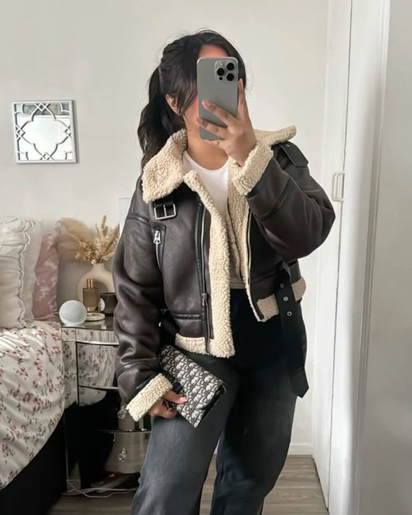 Chaqueta Elora de cuero sintético