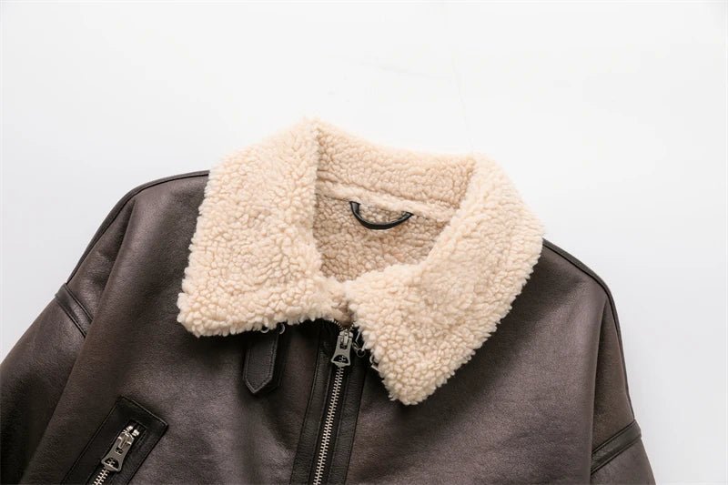 Chaqueta Elora de cuero sintético
