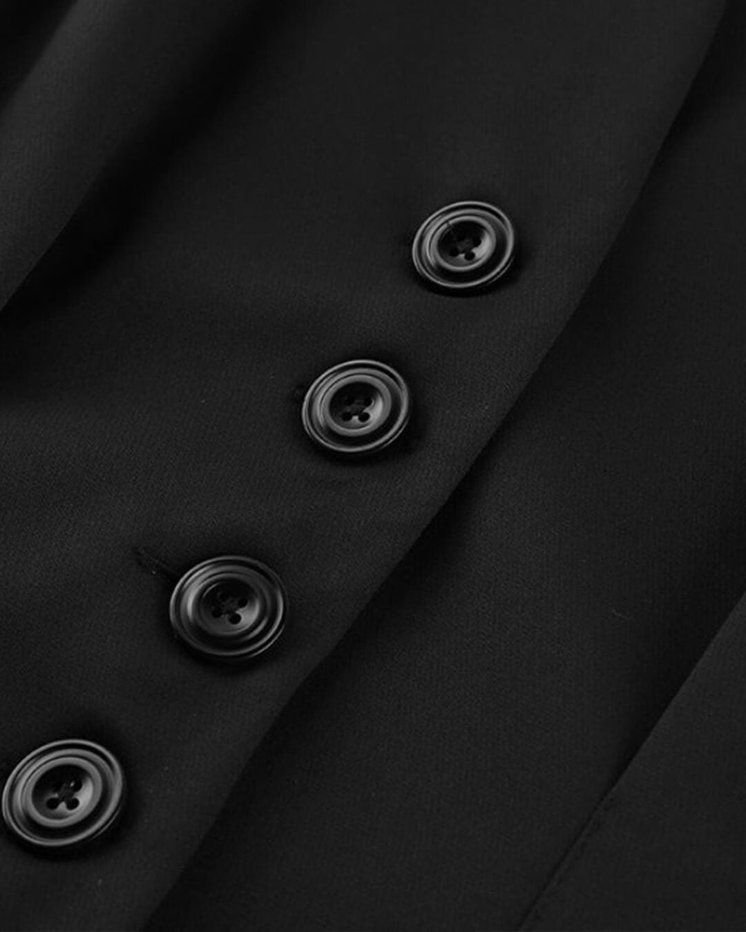 Blazer de cuello en V con cintura fruncida Empress