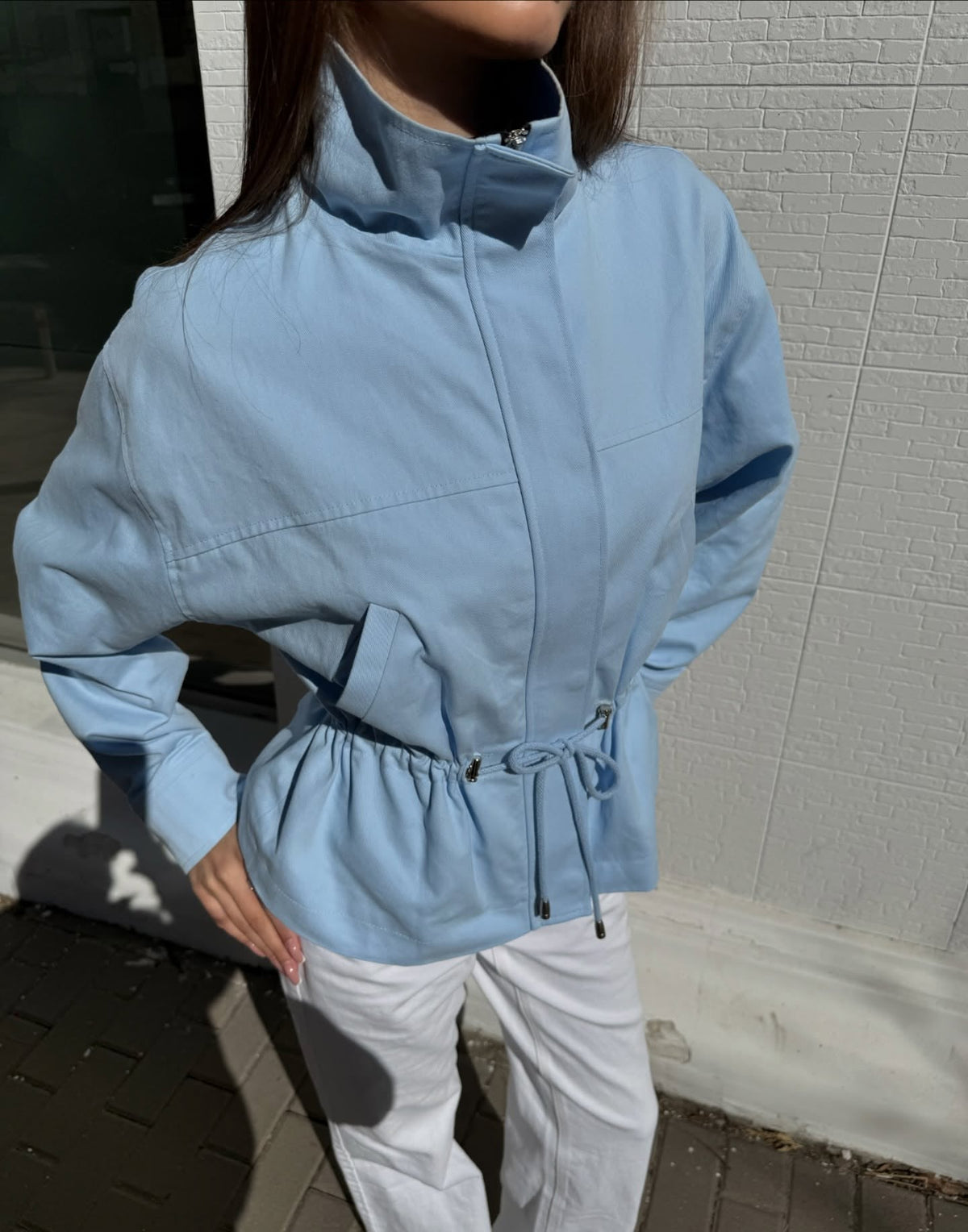 Chaqueta Esther con cuello mao