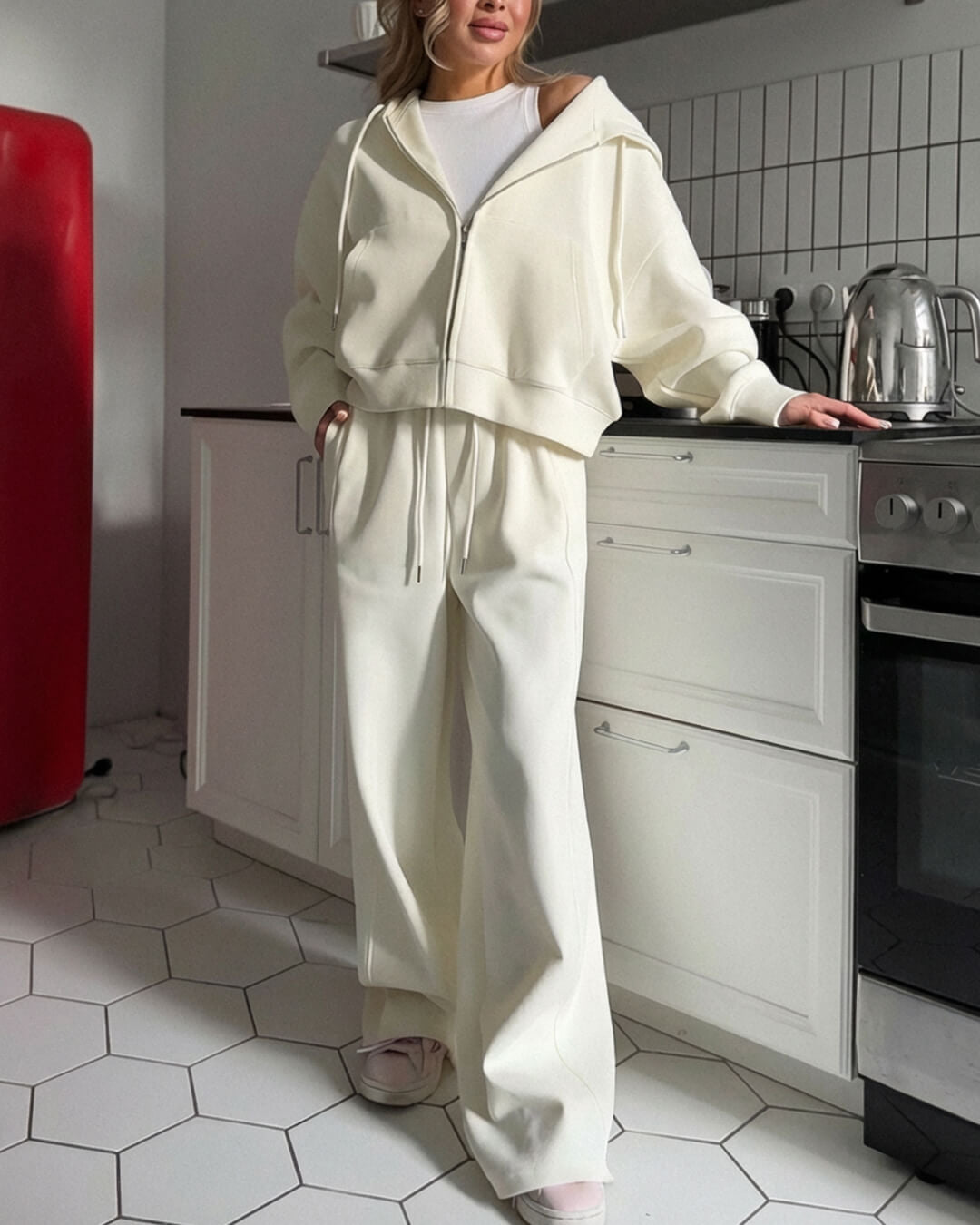 Conjunto de chándal de dos piezas con cremallera Ethel