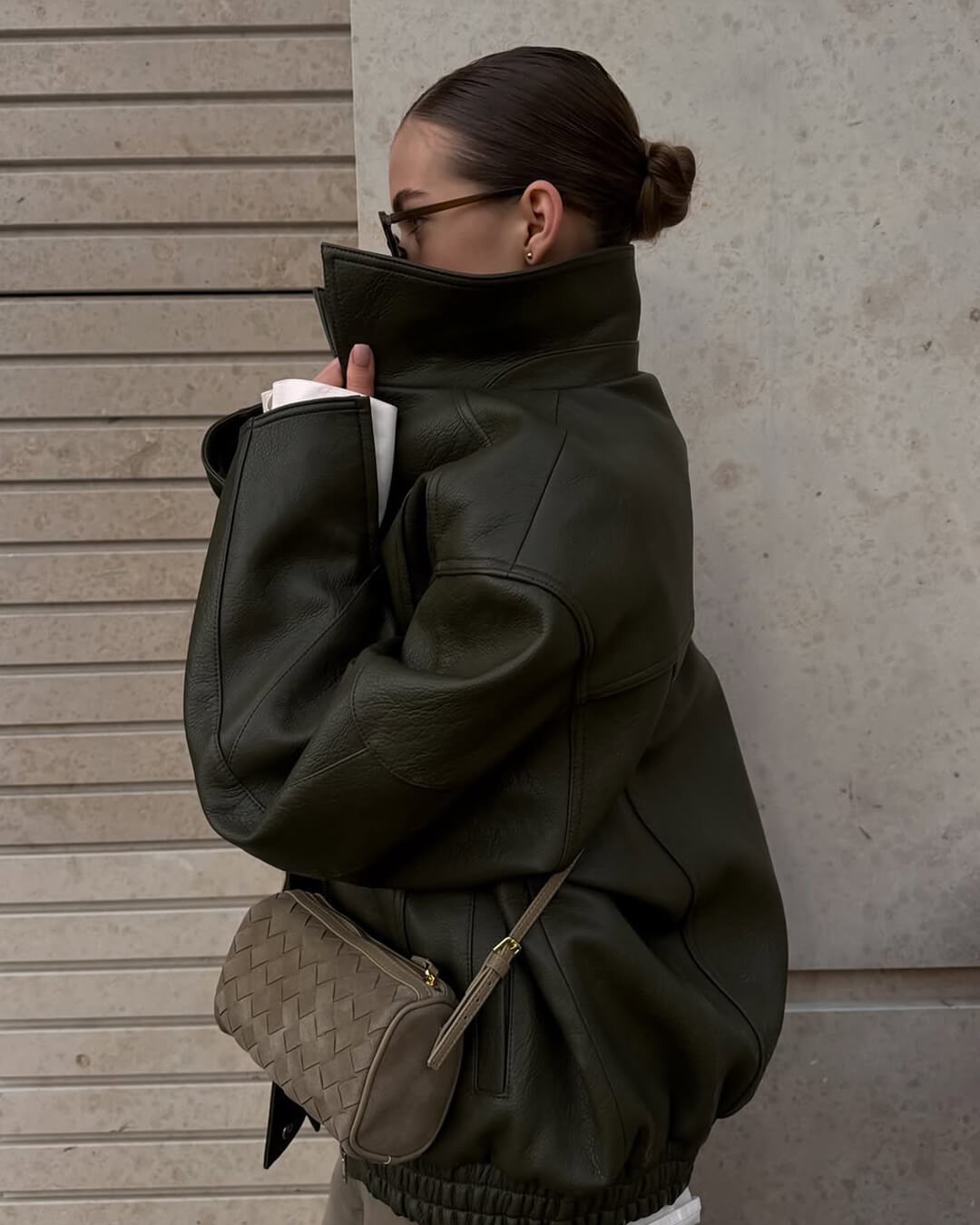 Bolso de ante tejido Eva
