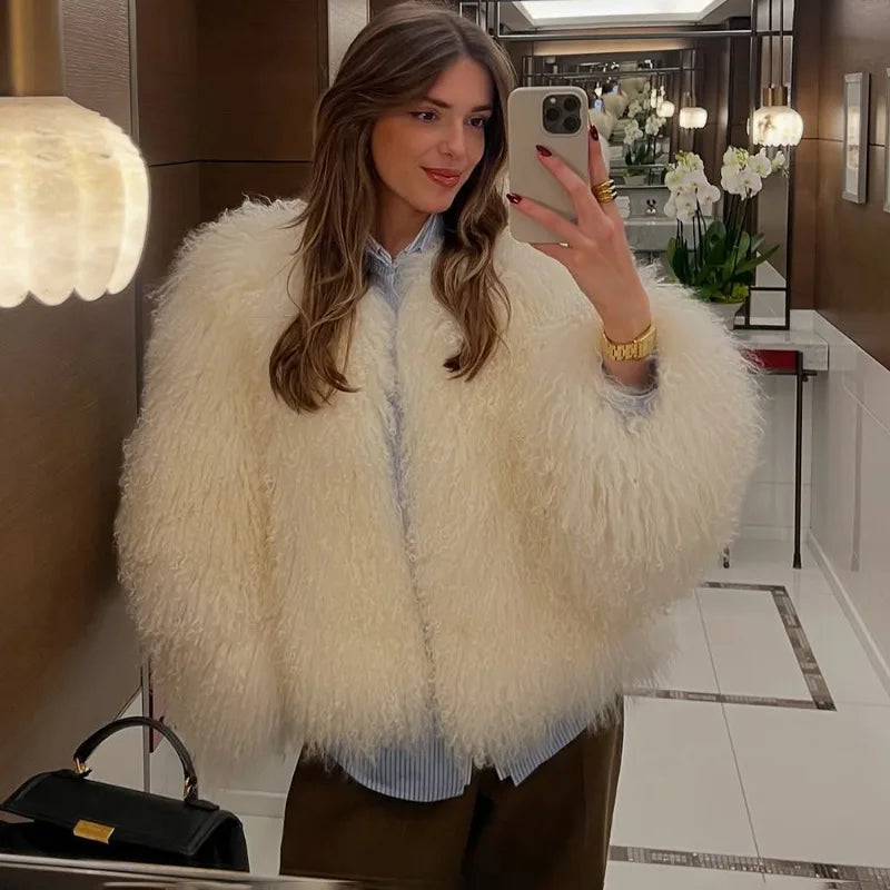 Chaqueta de pelo sintético Blythe