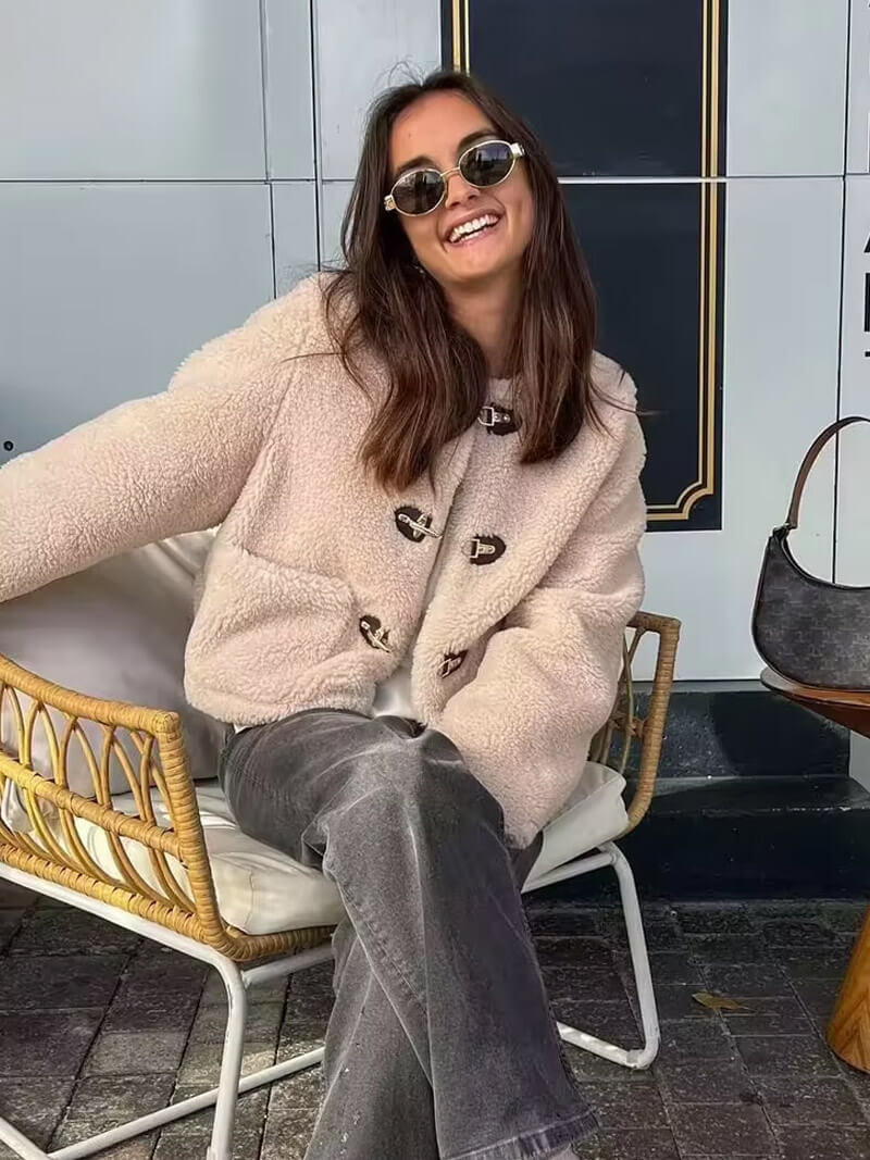 Chaqueta de borrego Felyn