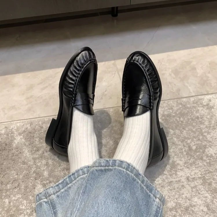 Mocasines sin cordones de cuero sintético Fiona