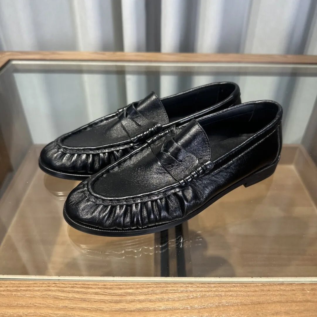 Mocasines sin cordones de cuero sintético Fiona