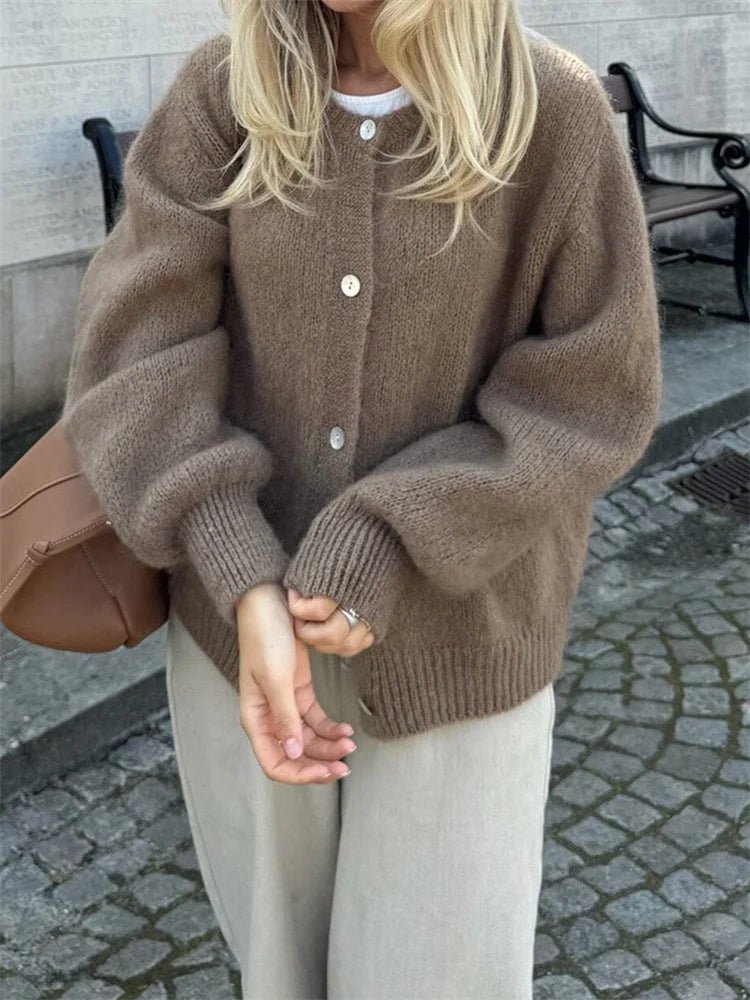 Cárdigan de punto suave Freya