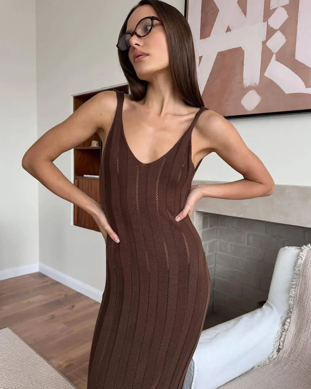 Maxivestido sin espalda Frida