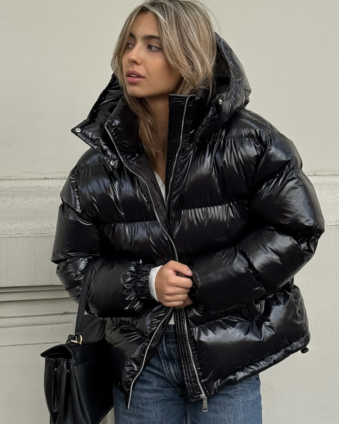 Chaqueta acolchada con capucha Geraldine