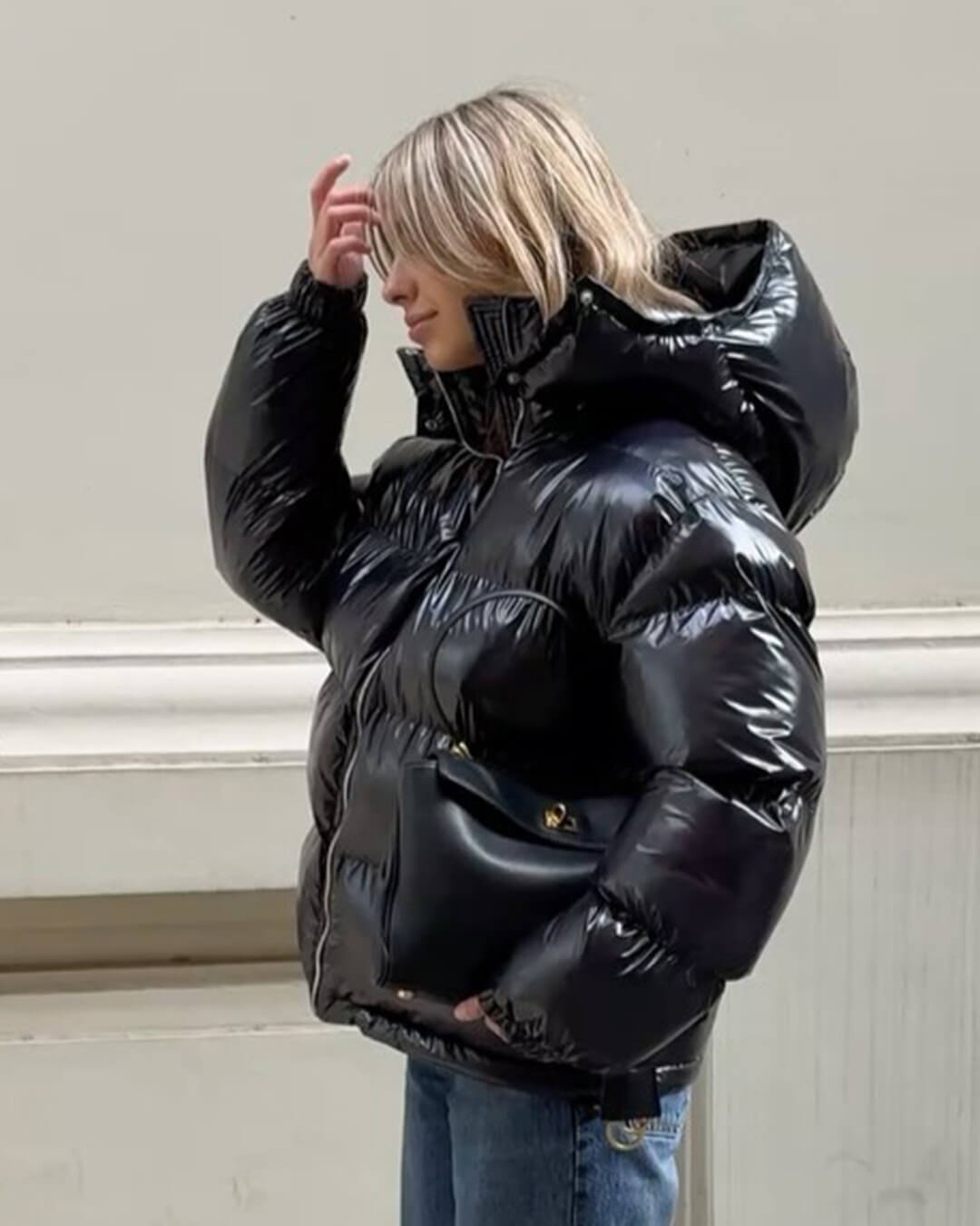 Chaqueta acolchada con capucha Geraldine