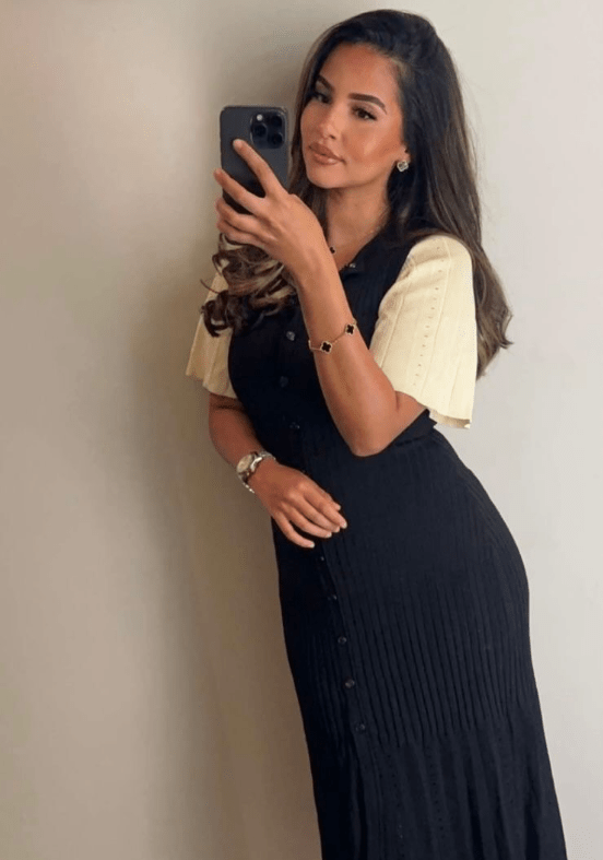 Vestido midi Gina