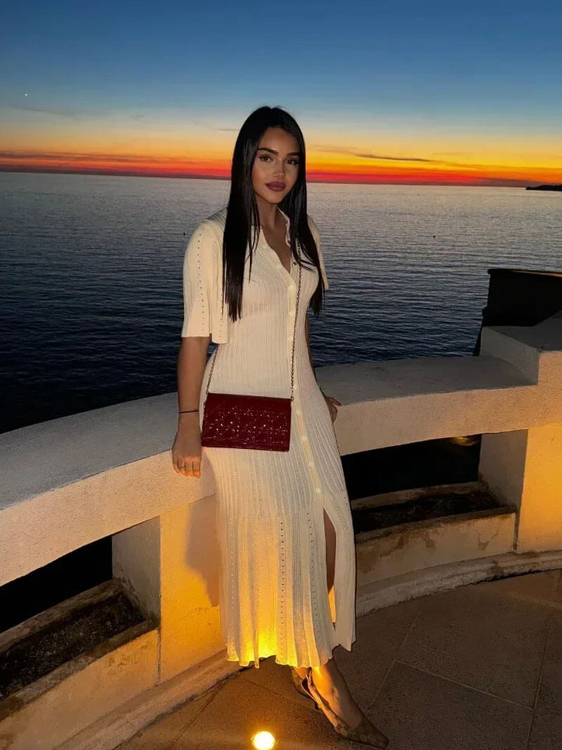 Vestido midi Gina