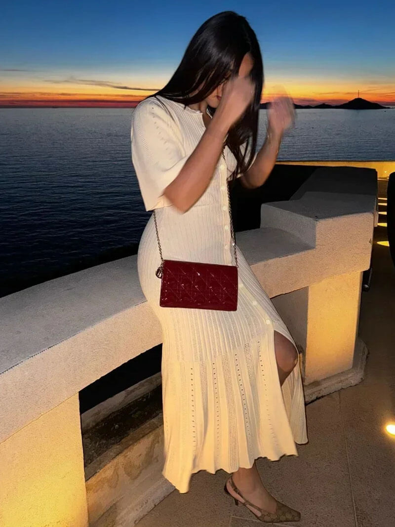 Vestido midi Gina