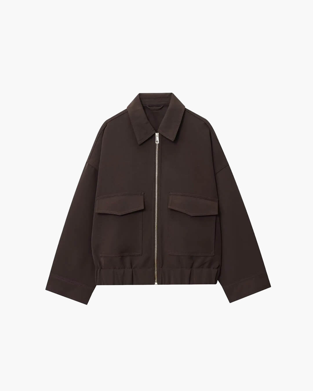 Chaqueta bomber Ginny con bolsillos de solapa