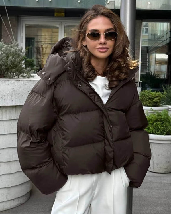Chaqueta acolchada con capucha Hannah