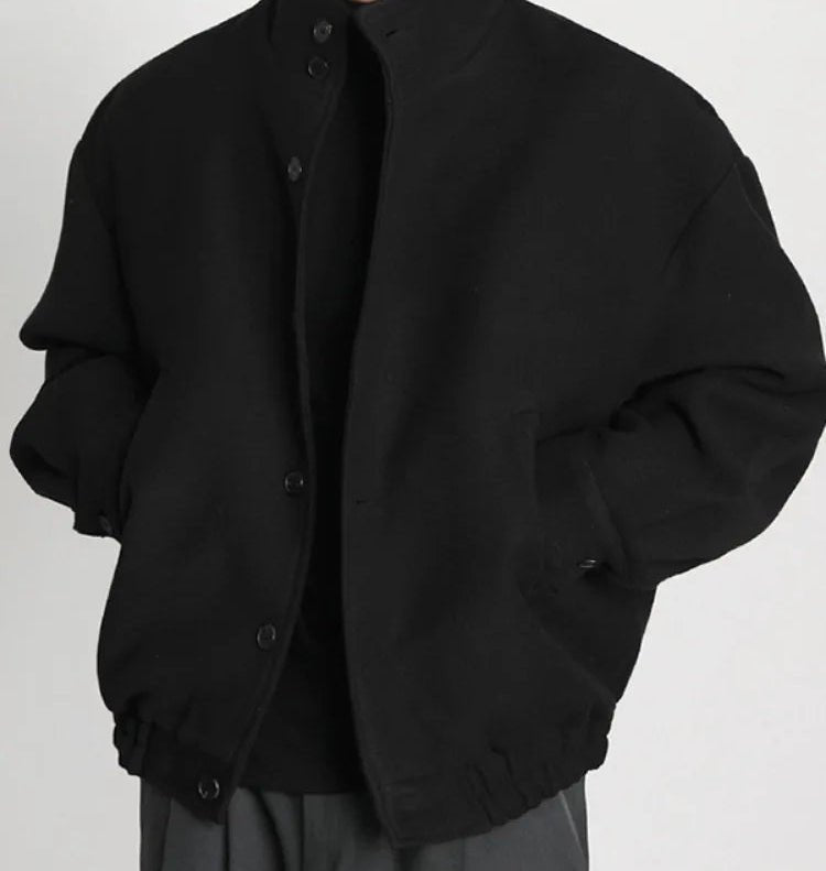 Chaqueta de cuello mao con detalles de botones Hannah