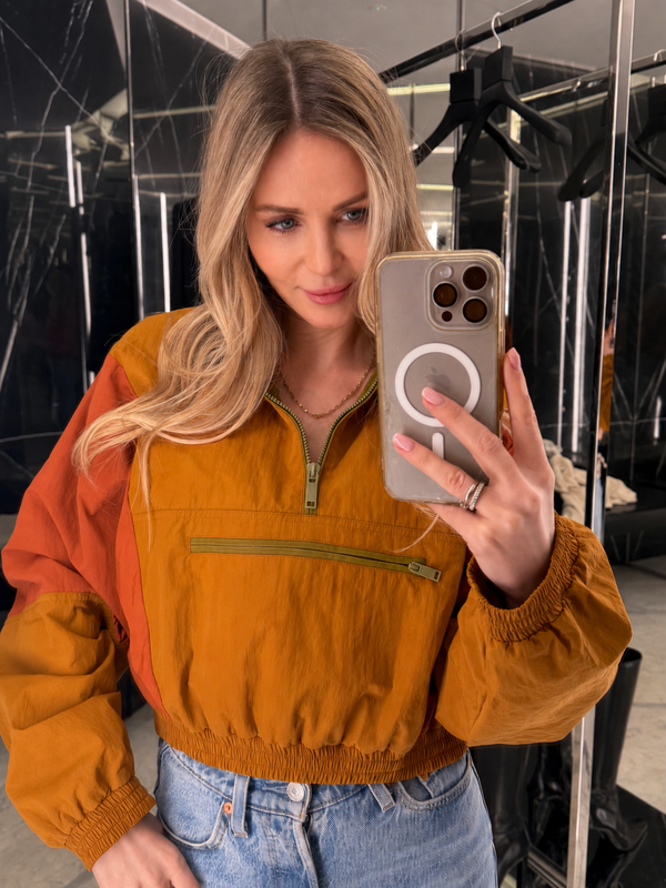 Helen Vintage Color Pop Windbreaker