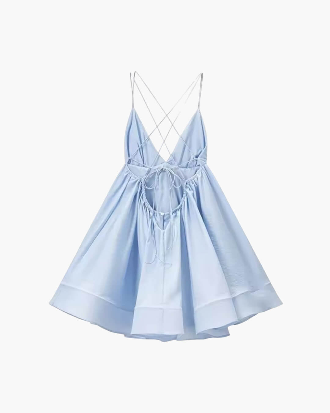 Minivestido con tirantes y escote en V Helena
