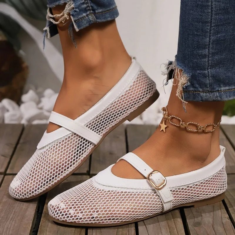 Bailarinas Mary Jane de malla Hermione