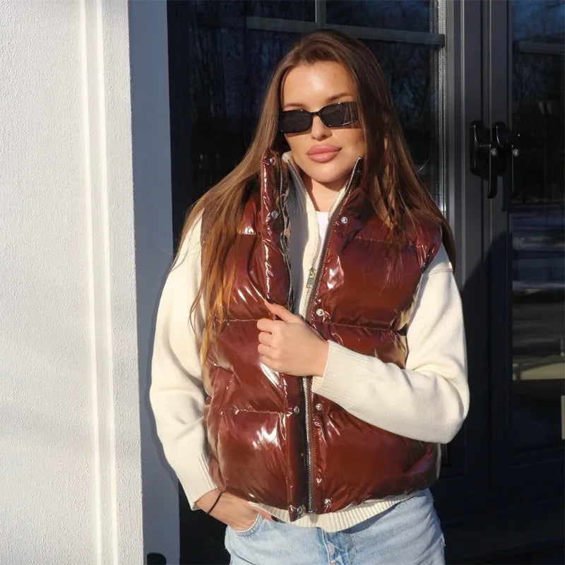 Chaqueta de cuello alto