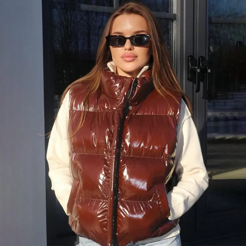 Chaqueta de cuello alto