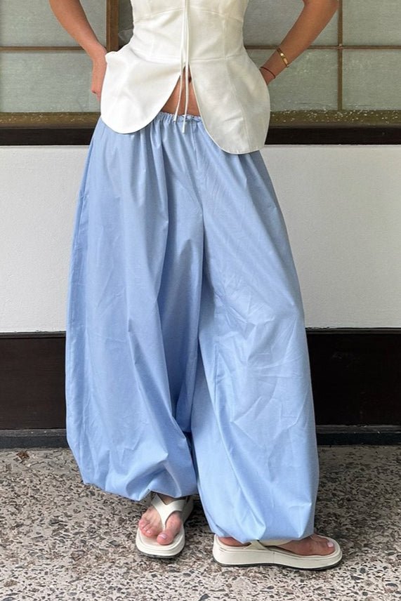 Inga Elastic Waist Baggy Pants