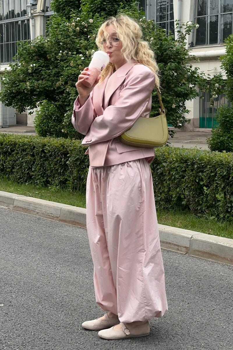 Inga Elastic Waist Baggy Pants