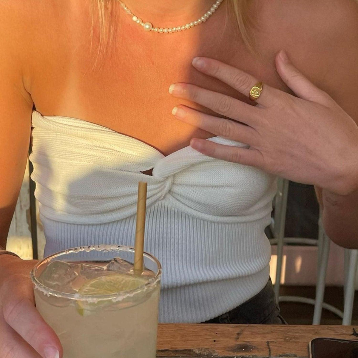 Iris Strapless Off Shoulder Top