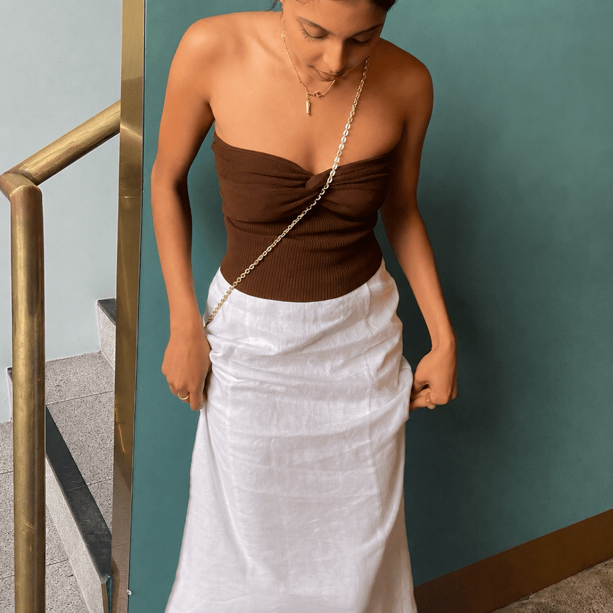 Iris Strapless Off Shoulder Top