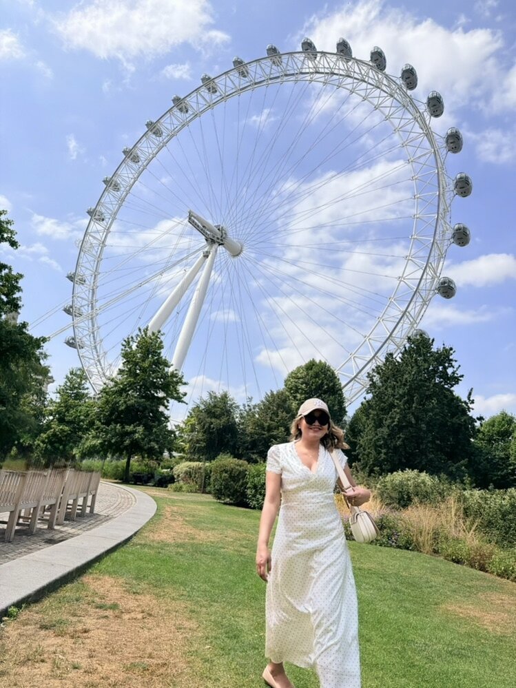 Vestido midi de satén estampado Jamila