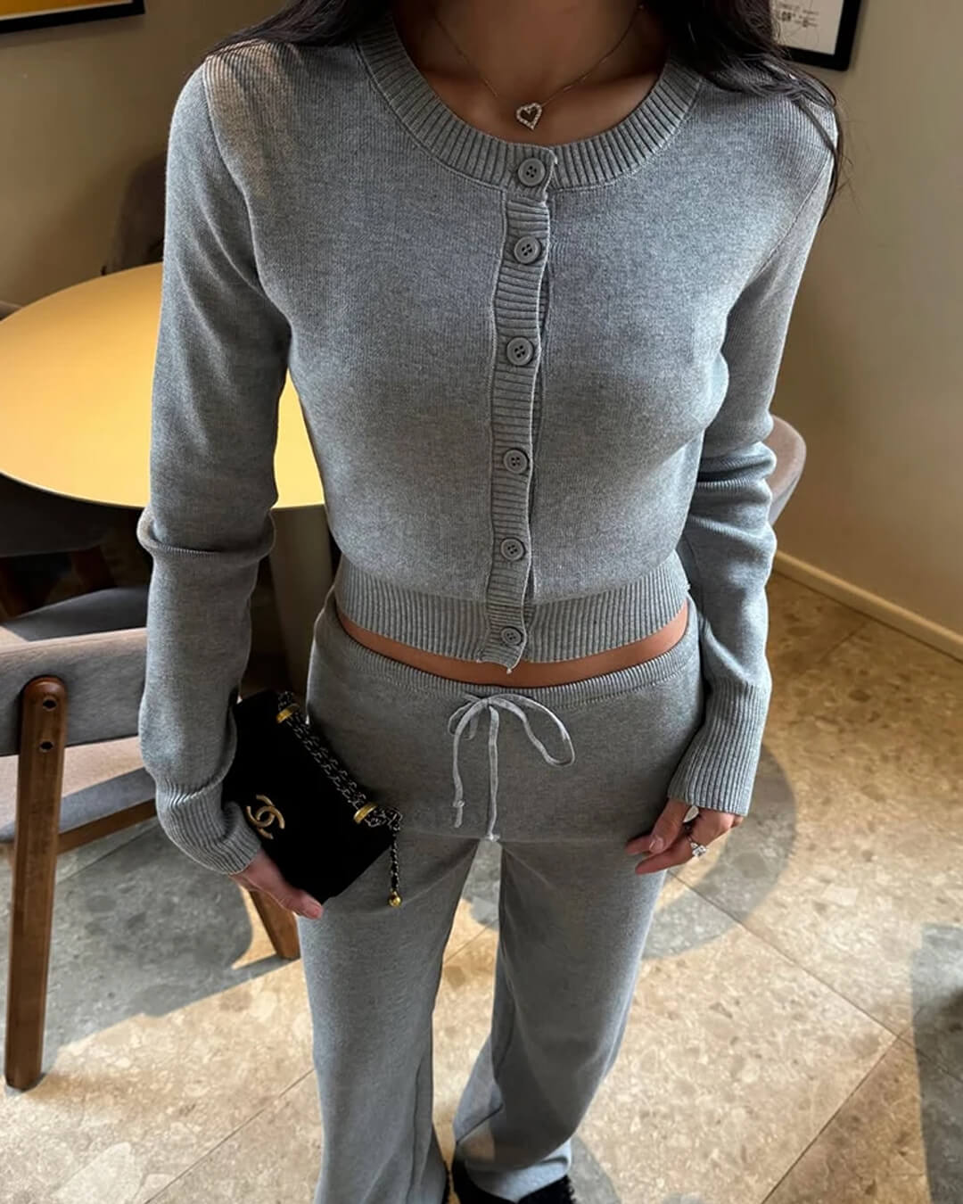 Conjunto Jamilla de punto de dos piezas