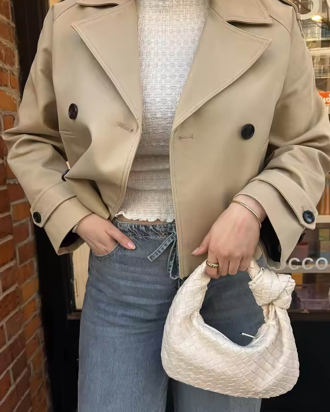 Gabardina corta Janice