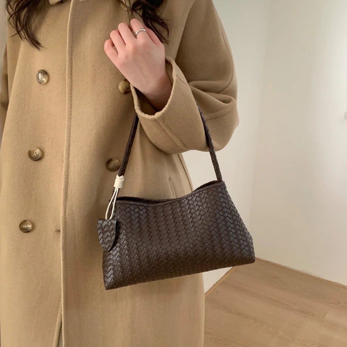 Bolso de hombro tejido Jasmin