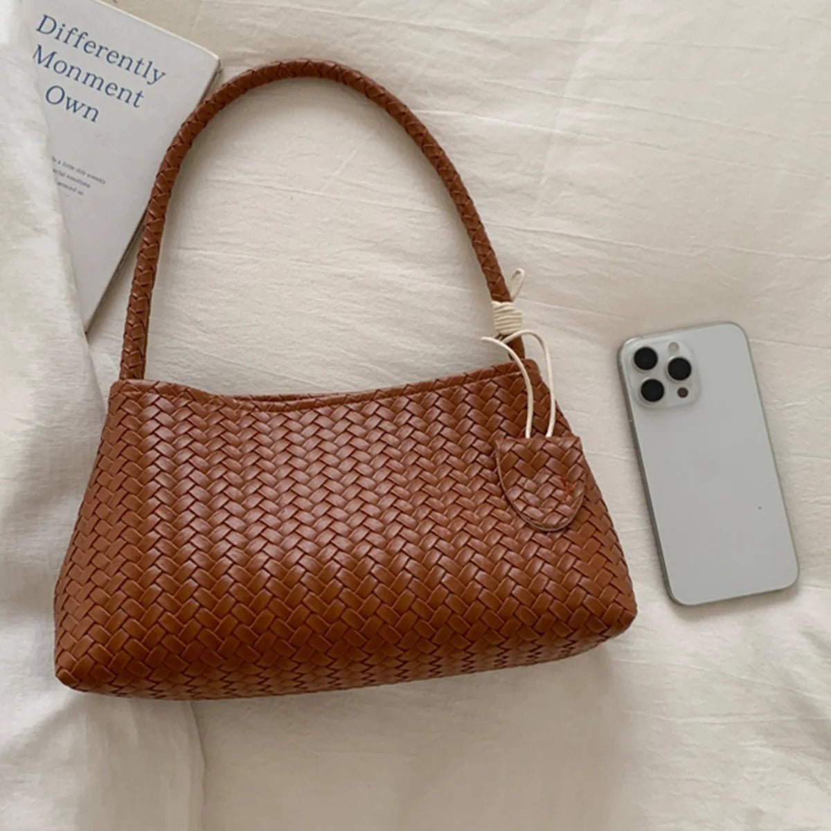 Bolso de hombro tejido Jasmin