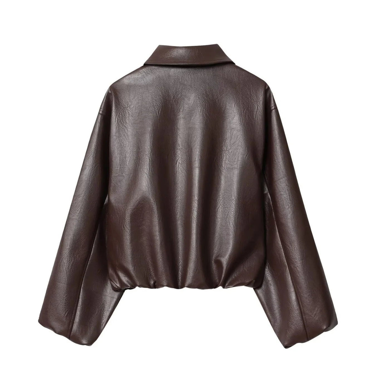 Chaqueta bomber de cuero sintético Jenny