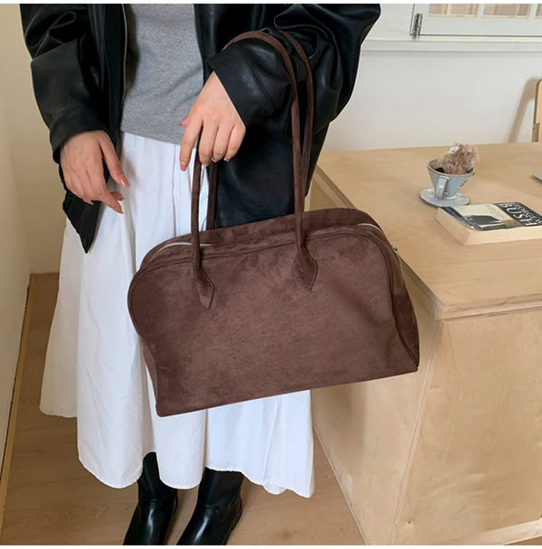 Bolso de hombro de ante Jenny