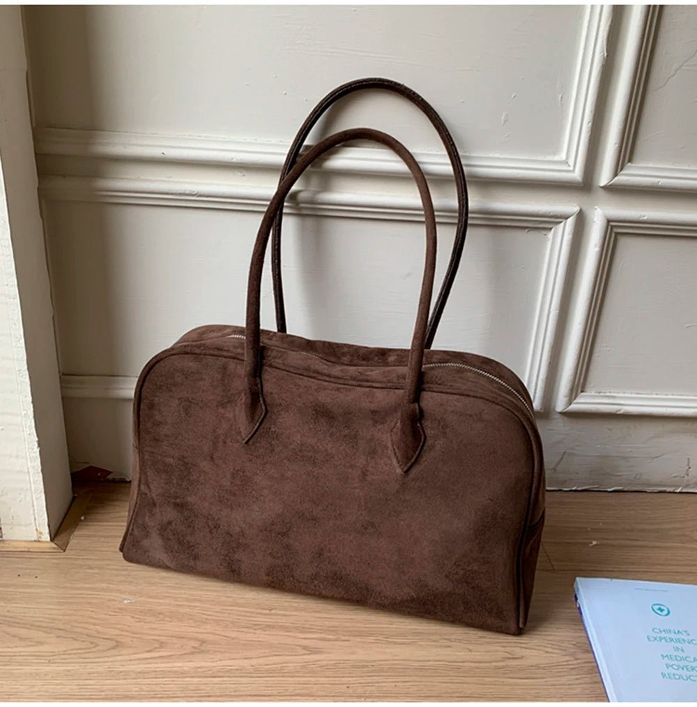 Bolso de hombro de ante Jenny