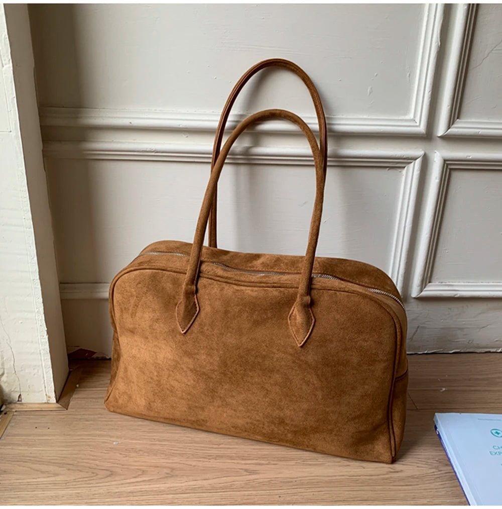 Bolso de hombro de ante Jenny