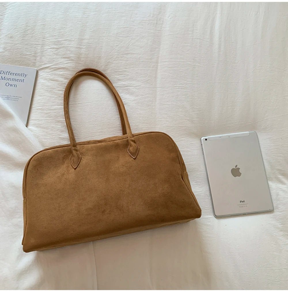 Bolso de hombro de ante Jenny
