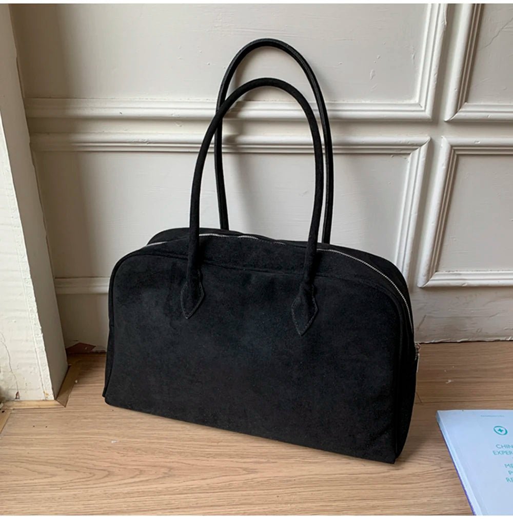 Bolso de hombro de ante Jenny