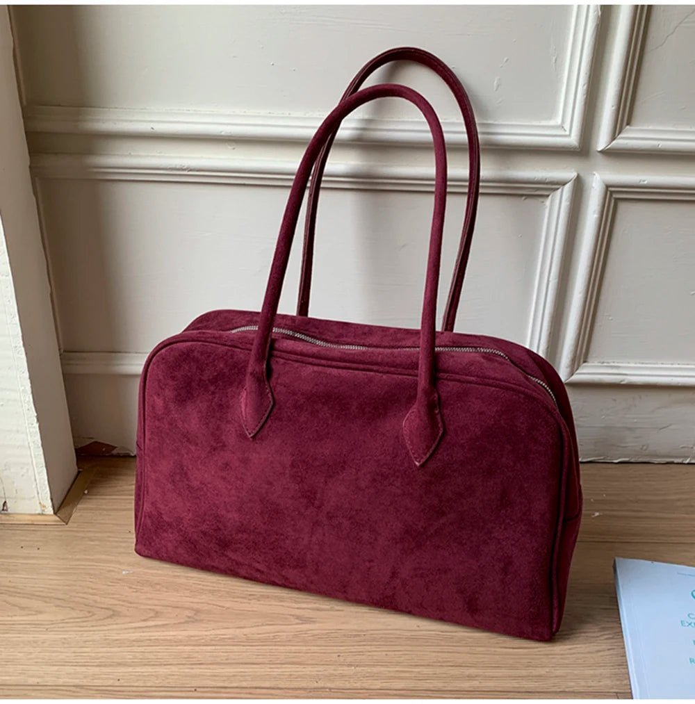 Bolso de hombro de ante Jenny