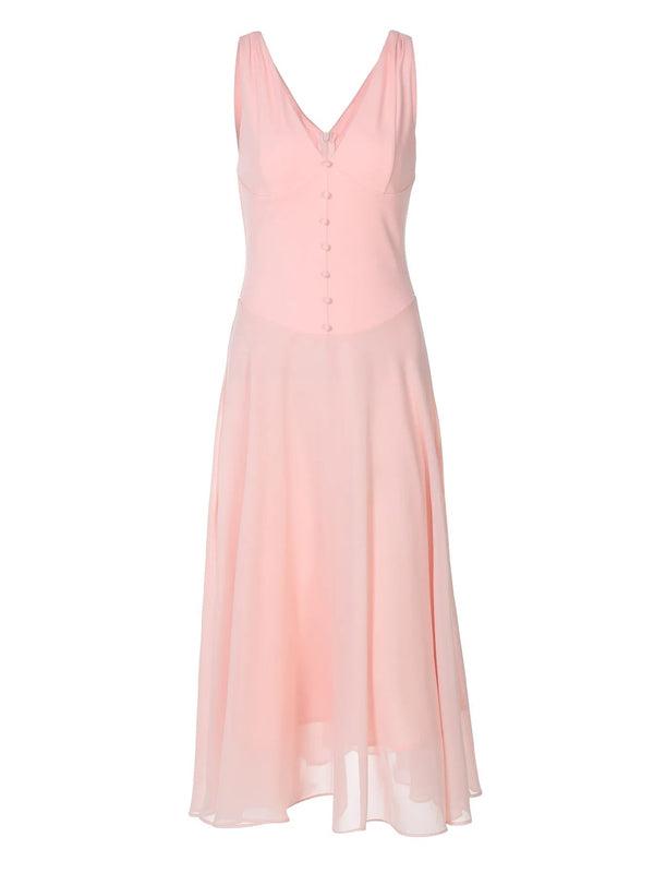 Vestido de noche con escote en V Jessica