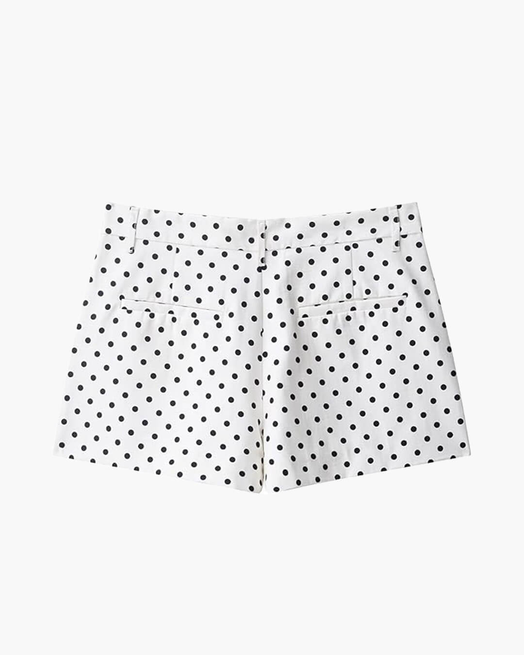 Shorts de tiro medio con lunares Jillian