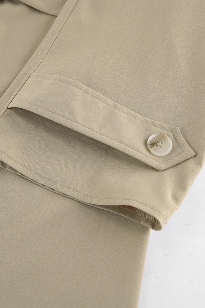 Gabardina cruzada con cinturón Joanna