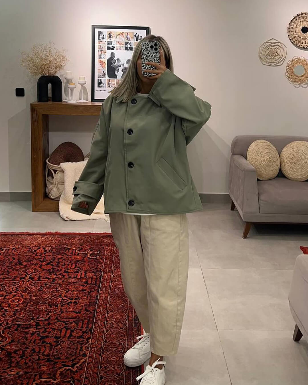 Gabardina con capucha Julia
