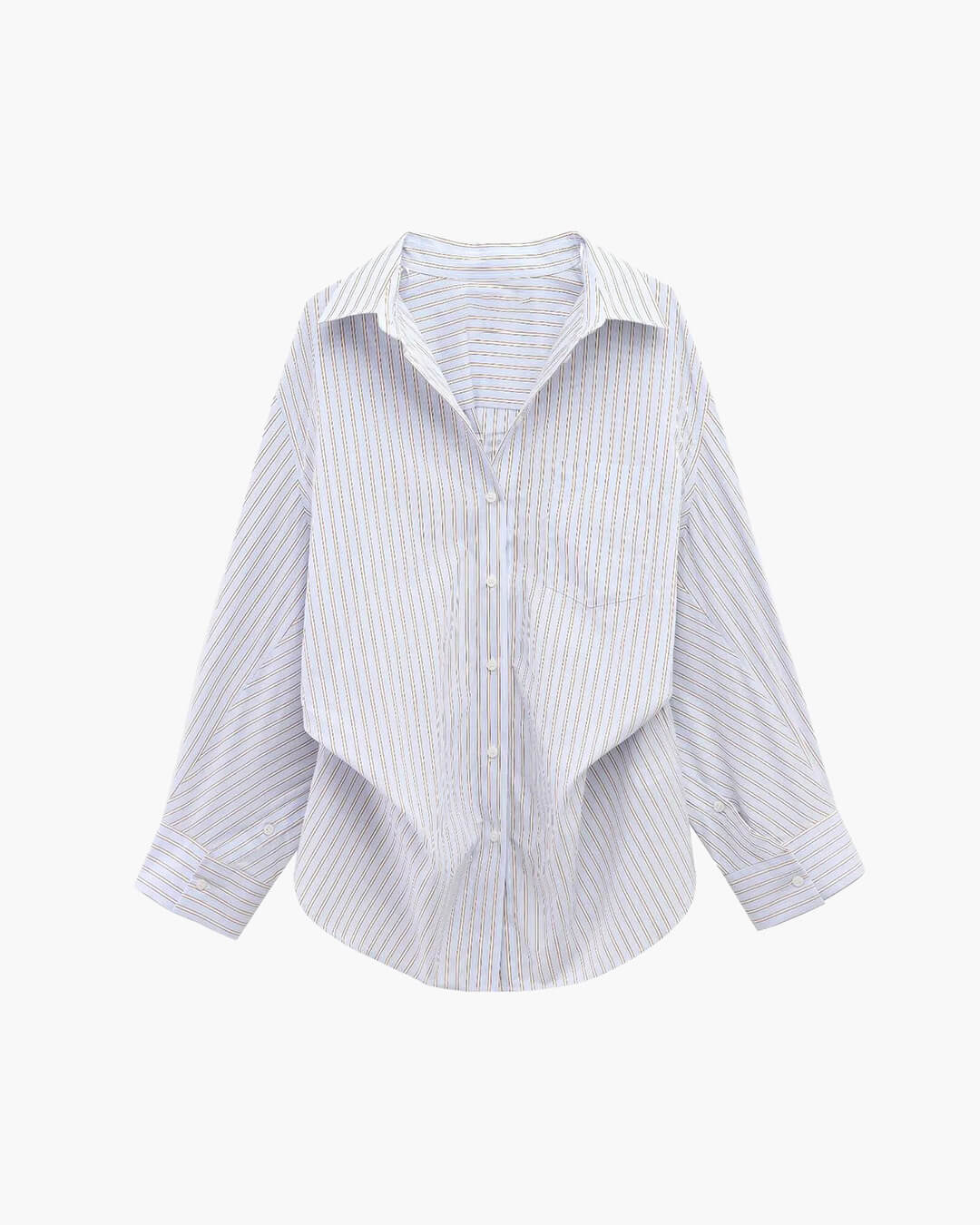 Camisas a rayas Kathy con mangas murciélago