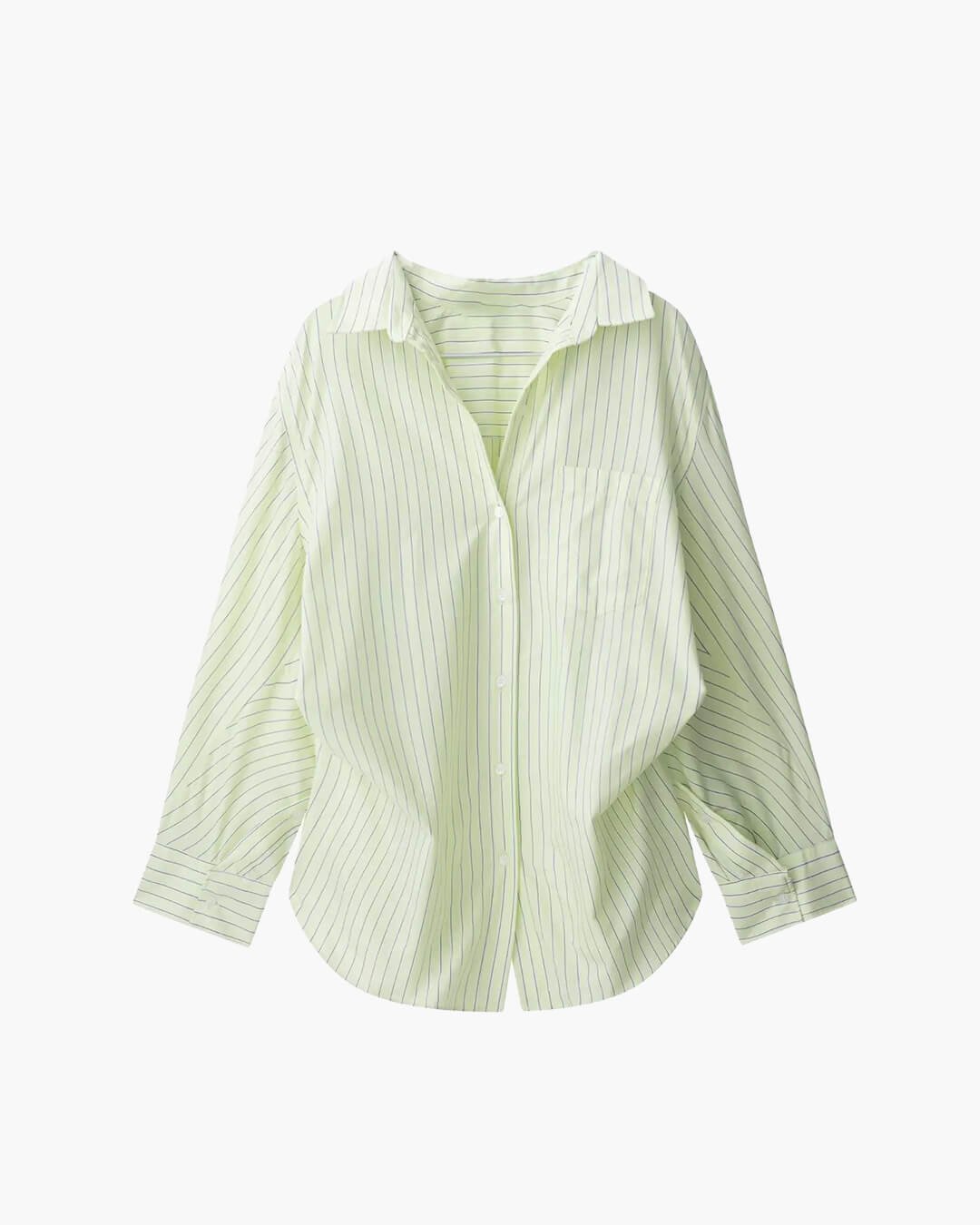 Camisas a rayas Kathy con mangas murciélago