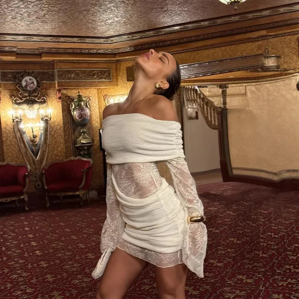 Minivestido de hombros descubiertos Keira