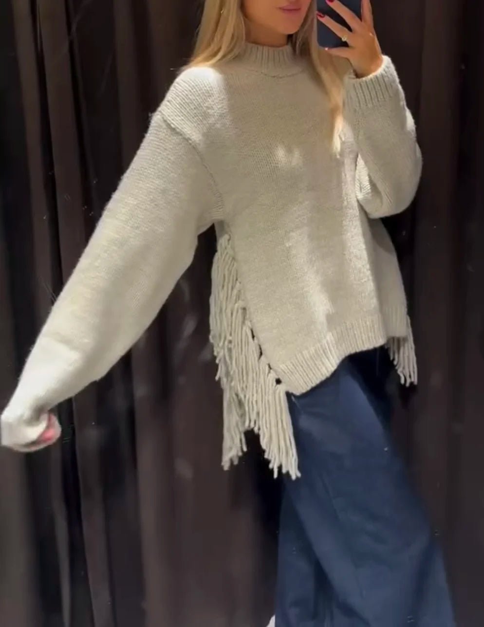 Kelly Tassel Knit Sweater