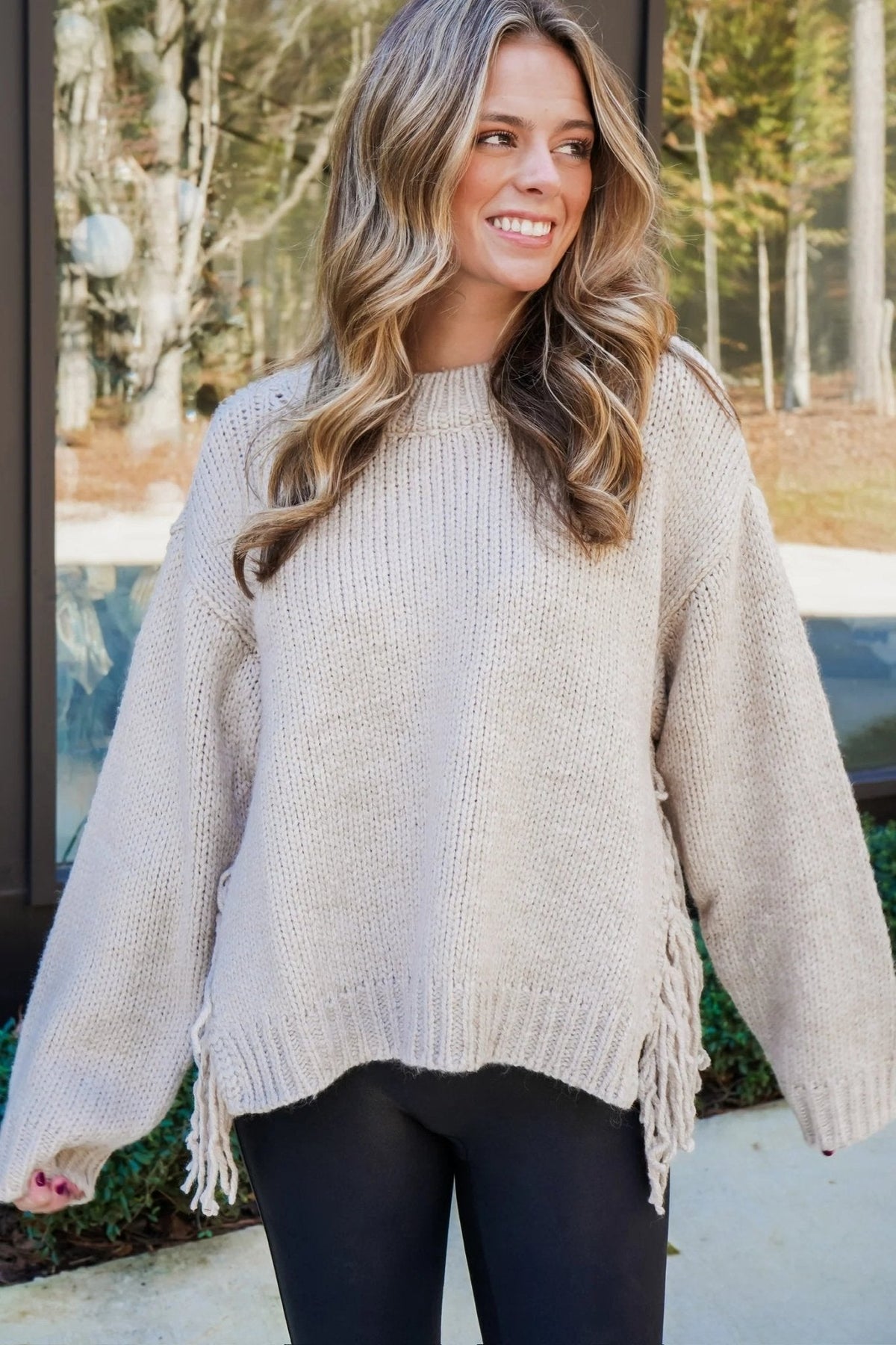 Kelly Tassel Knit Sweater
